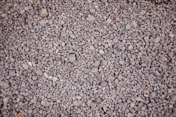 texture of gravel stones on ground