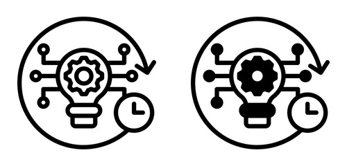 Future Technology Icon  Collection line & Mixed Style 