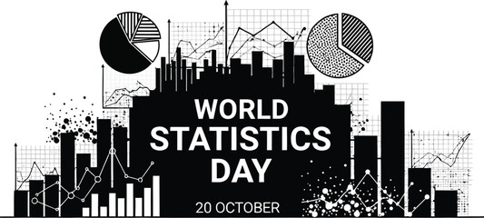 Celebrating world statistics day with charts and data visualization art