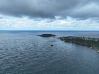 福井県 東尋坊から見る絶景の景色 ドローン空撮