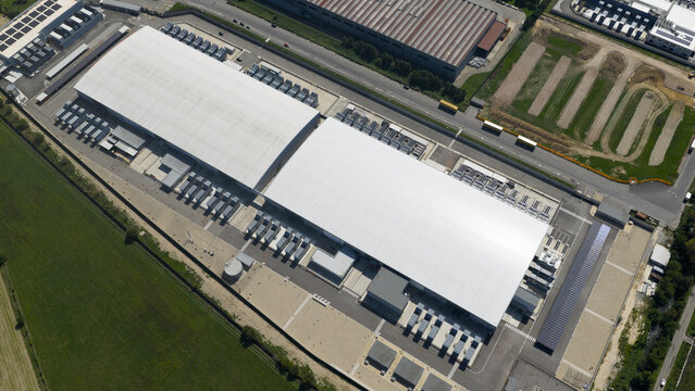 Data center, computing center, Big tech, IT and internet technology. Hyperscaler. - Powered by Adobe