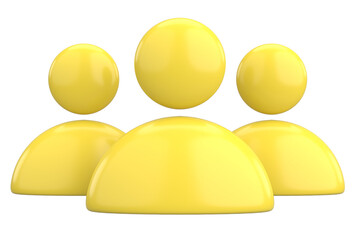 Member icon. Subscription icon. 3D illustration.
