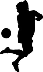 silhouette of football player