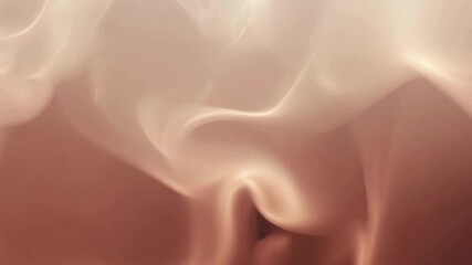 An elegant, abstract animation of smooth, silky fabric or cloth flowing and waving in slow motion. This is a great background for luxurious, soft, and modern design projects