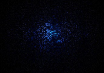 Abstract Blue Pixel Noise Background