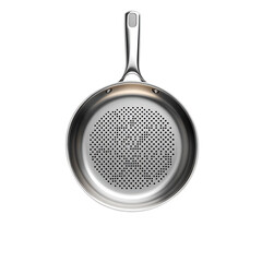 Stainless Steel Perforated Frying Pan 