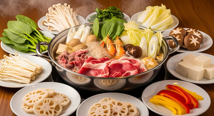 Delicious and Nutritious Japanese Hot Pot Ready to Cook