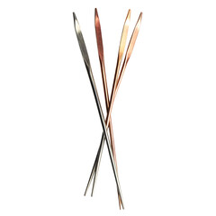 Stainless steel Copper Bamboo cocktail pick 