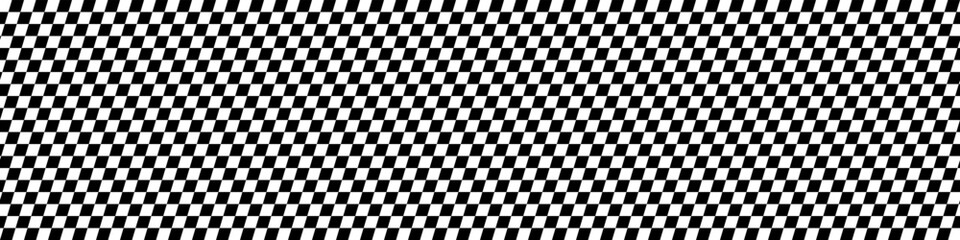 Checkered background. Chess pattern. Racing concept. Black and white checker pattern