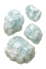Fototapeta premium Uncut cryolite rock specimens.