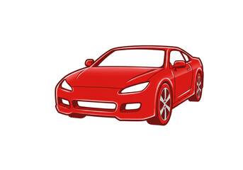 Sleek red sports car captures attention with its dynamic design and powerful presence, perfect for automotive marketing and luxury lifestyle themes.