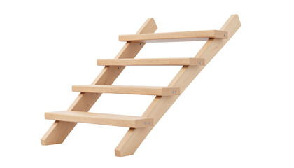 Wooden stairs appear floating; offers a product staging platform with PNG and transparent background capability.
