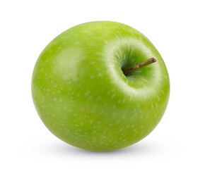 green apple on transparent png (Image from camera)