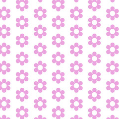 Pastel pink floral seamless pattern design