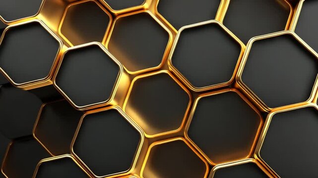 Abstract hexagonal pattern