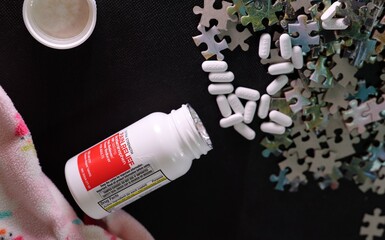Acetaminophen, Autism, and Pregnancy Abstract Concept - Pain Relievers, Neurodivergent, and Child Birth