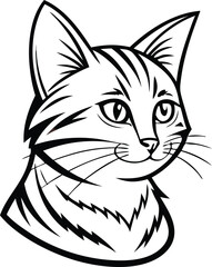 Cute Cat Illustration Artwork. Cartoon Cat Creative Clipart. Realistic Cat Pet Illustration. Funny Cat Artwork Design. Black Cat Creative Illustration. Playful Cat Cartoon Artwork. Sitting Cat