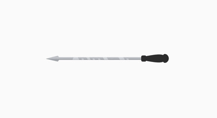 Fototapeta premium Precision Spear-Point Tool: Surgical, Industrial, or Artistic