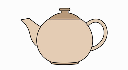 Cozy Tea Time: A Simple Teapot Illustration