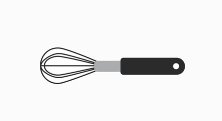 Sleek Whisk: Essential Kitchen Tool Icon