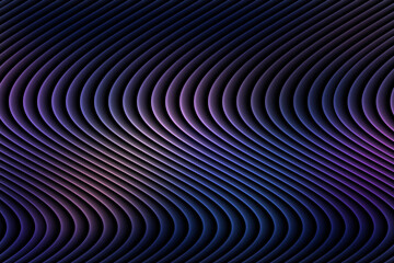 Illustration of abstract background featuring wavy lines in dark blue, purple, and pink tones, creating a dynamic and visually appealing pattern for modern designs