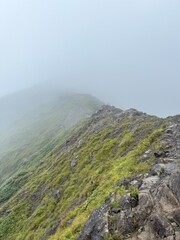 mountain landscape with blue sky