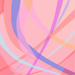 Minimalist banner background, pastel colorful - pink, violet, orange, grey color. Geometric style, abstract background.