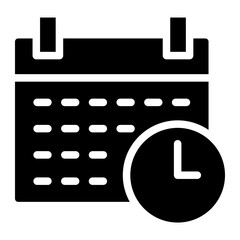 Event calendar  icon glyph style vector illustration