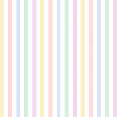 Pastel Colorful stripes seamless vector pattern design