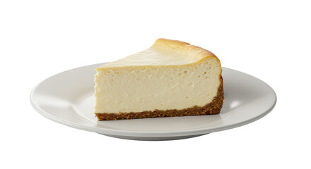 Delicious Slice of Cheesecake on a Plate A Sweet Treat