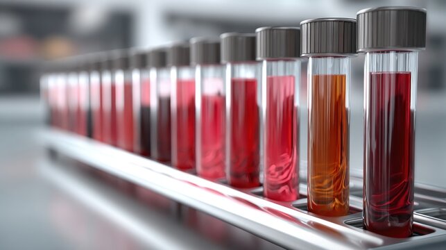 blood samples lab research vials