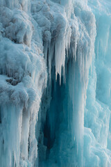 Majestic Frozen Waterfalls Nature's Icy Masterpiecesin Winter Wonderland Landsapes Await Adventurous Exporers Seeking BreathtakingScenic Views and Tranquil erenity