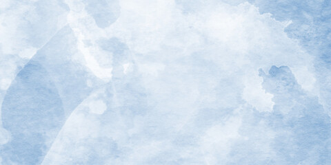 The soft blue watercolor background, blue sky in grunge style,blue sky with clouds. Light sky blue shades watercolor background, grunge blue background, with subtle gradients and textures.