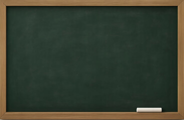 blackboard with chalk on a blackboard