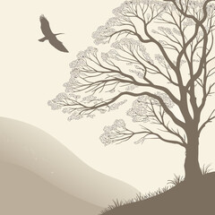 Fototapeta premium Transparent Grain Overlay Neutral Gradient