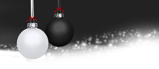 Weihnachtskugeln vor Hintergrund