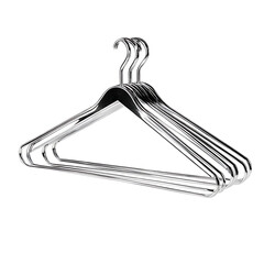 Shiny Chrome Clothes Hanger