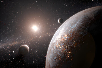 Exploring the Mysteries ofFaraway Planets and Distan Stars: A Journey into theCosmos Unveiling the Secres Beyond Our Solar System' Celestial Wonders