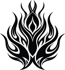 Abstract dark grayscale textured geometric shapes forming a complex pattern isolated on transparent background