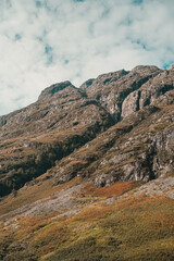mountain landscape with blue sky - Scottish Highlands