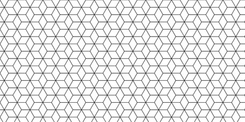 Fototapeta premium Abstract vector grid line box and metal cube creative geometric fabric abstract tiles gradient web triangle diamond honeycomb hexagon art. 