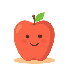 red apple cartoon character