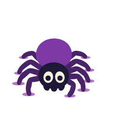 crab spider vector illustration