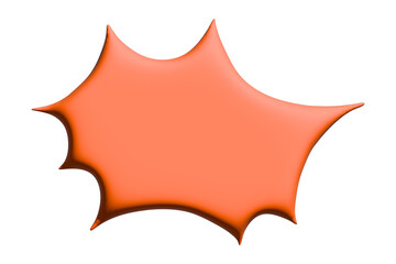 3d speech bubble Blank empty message box Textbox frame for banners, price tags, stickers, design