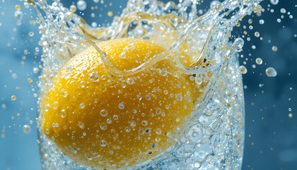 : Lemon Splash Soda – Refreshing Citrus Bubbles 4K