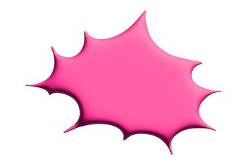 3d speech bubble Blank empty message box Textbox frame for banners, price tags, stickers, design