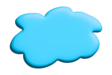 3d speech bubble Blank empty message box Textbox frame for banners, price tags, stickers, design