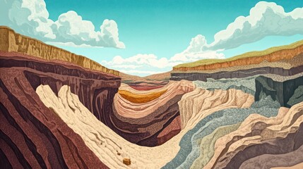 Canyon Layers: A Geological Masterpiece