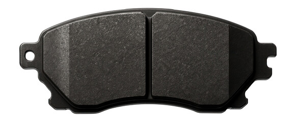A set of brake pads isolated.