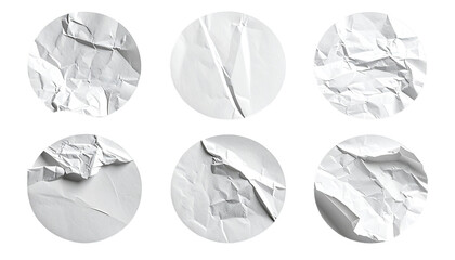 Crumpled paper circles (1)